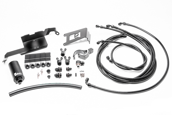 Radium Engineering — Radium Engineering Nissan R35 GT-R Fuel Hanger Feed Kit - Stainless - view 3